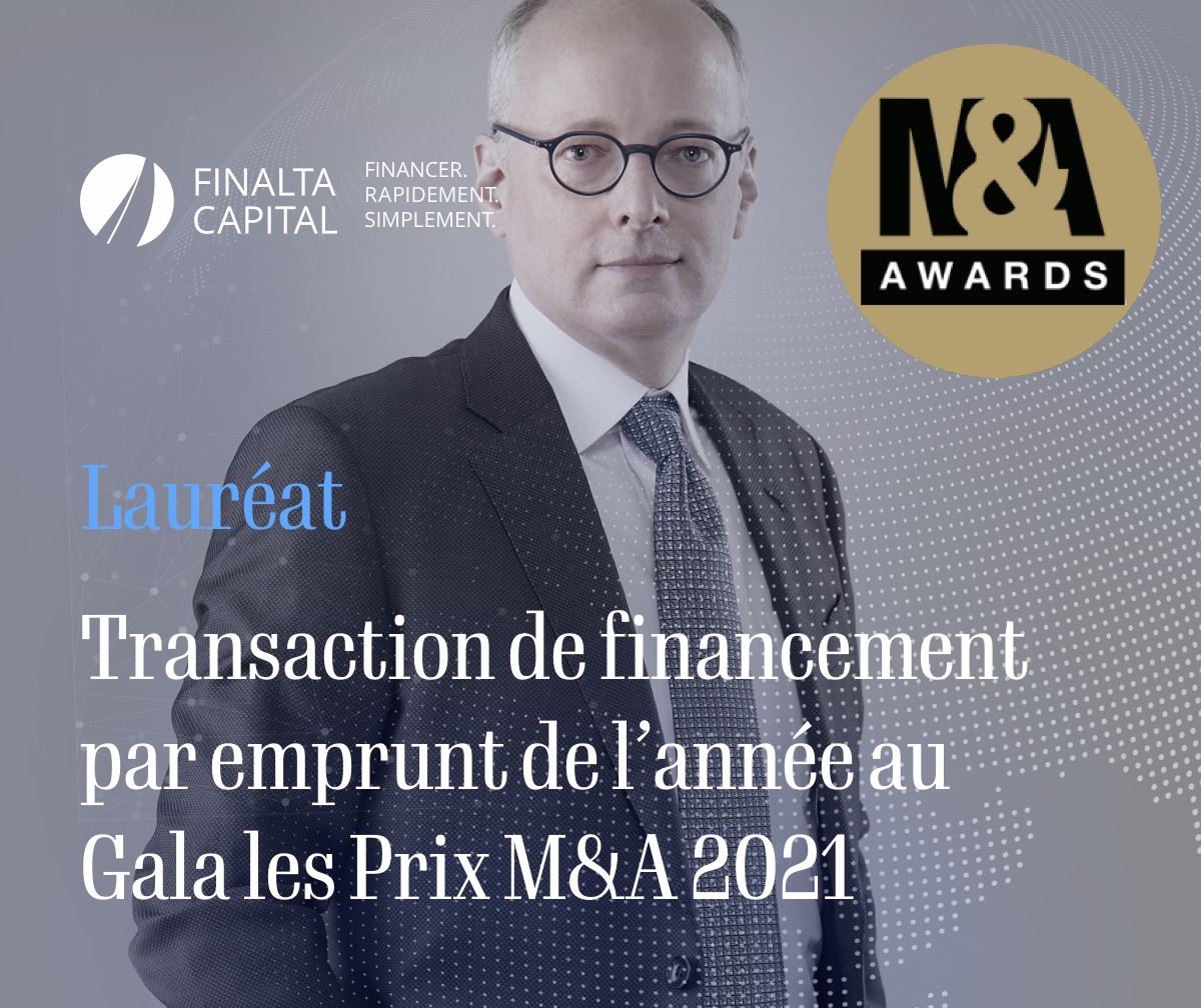 Lauréat : Transaction de financement par emprunt de l’année au Gala les Prix M&A 2021
